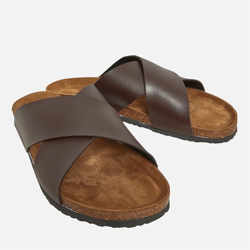 Brave Soul Mens Dawson Sandals Brown