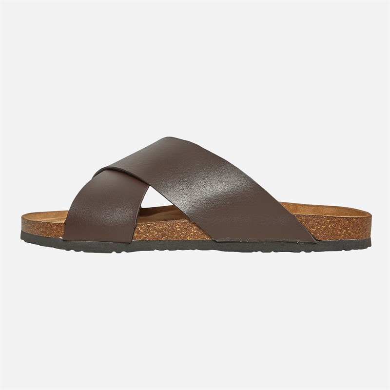 Brave Soul Mens Dawson Sandals Brown - Image 2