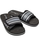 Brave Soul Mens Mateo Slides Black/Grey/White