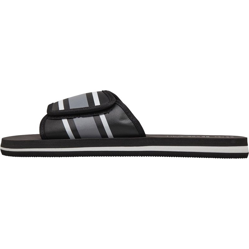 Brave Soul Mens Mateo Slides Black/Grey/White - Image 2