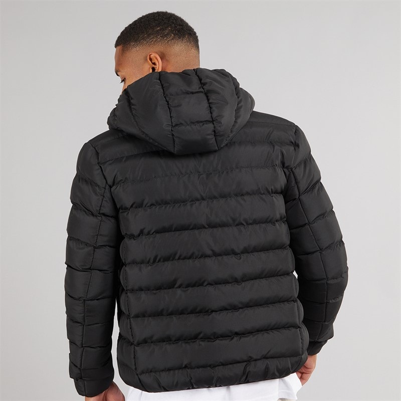 Brave Soul Mens Grantplain Padded Jacket Black - Image 2