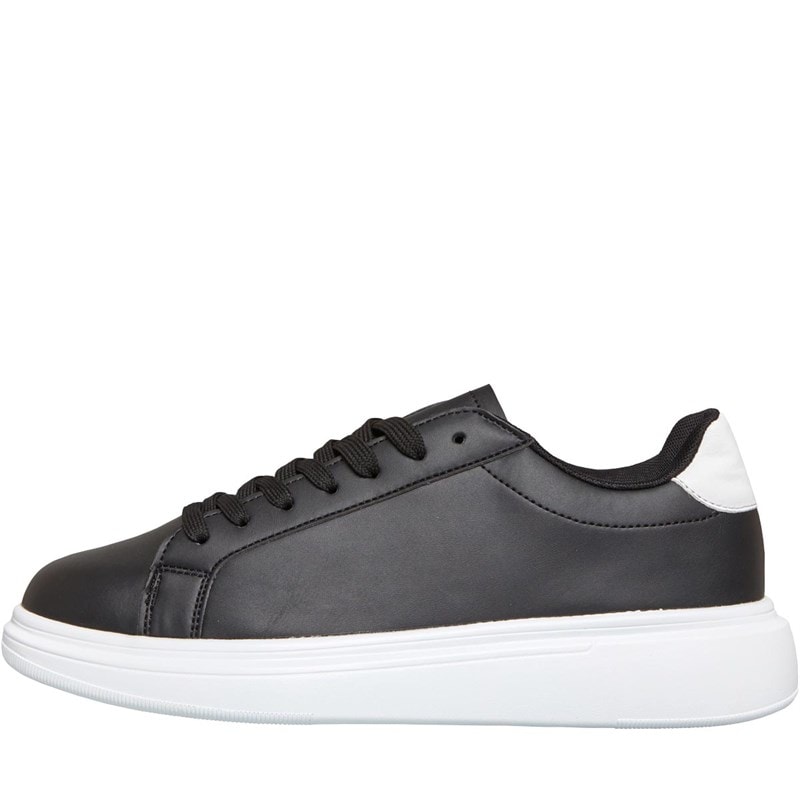 Brave Soul Mens Royal Trainers Black/White