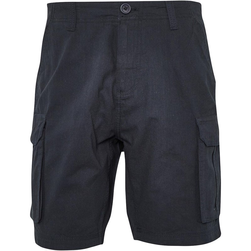 Brave Soul Mens Riverwood Cargo Shorts Navy - Image 3