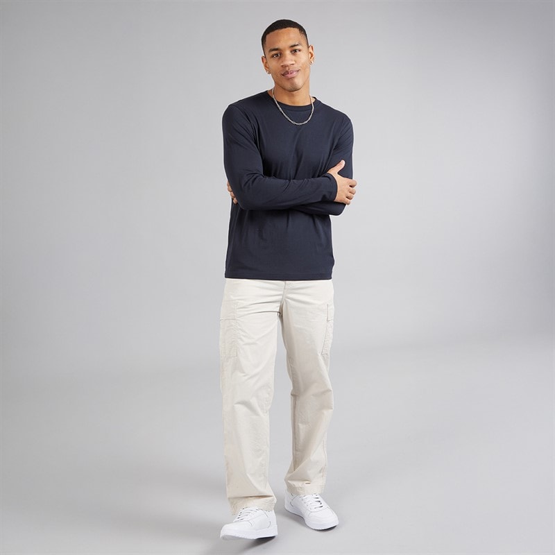 Brave Soul Mens Trial Long Sleeve Top Navy - Image 3