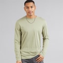 Brave Soul Mens Trial Long Sleeve Top Dusty Green