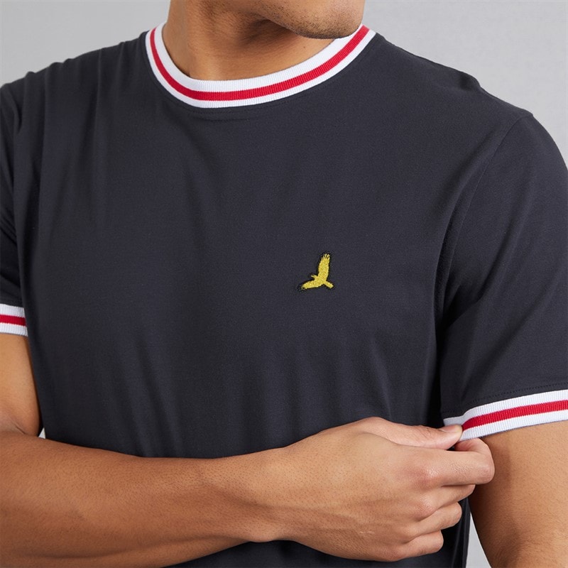 Brave Soul Mens Embryo T-Shirt Navy - Image 3