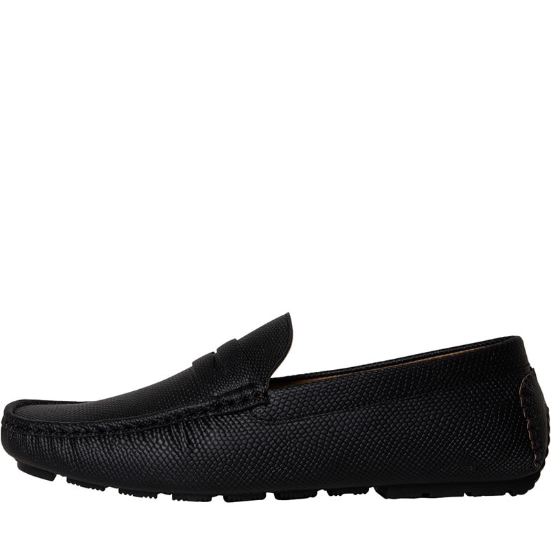 Brave Soul Mens Webster Loafers Black - Image 1