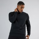 Brave Soul Mens Retina Crew Neck Sweatshirt Black
