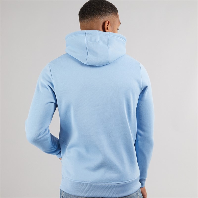 Brave Soul Mens Hugh Hoodie Arctic Blue - Image 2