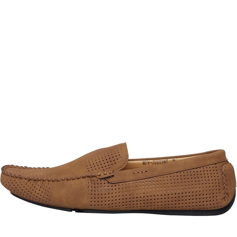 Brave Soul Mens Justin Loafers Tan