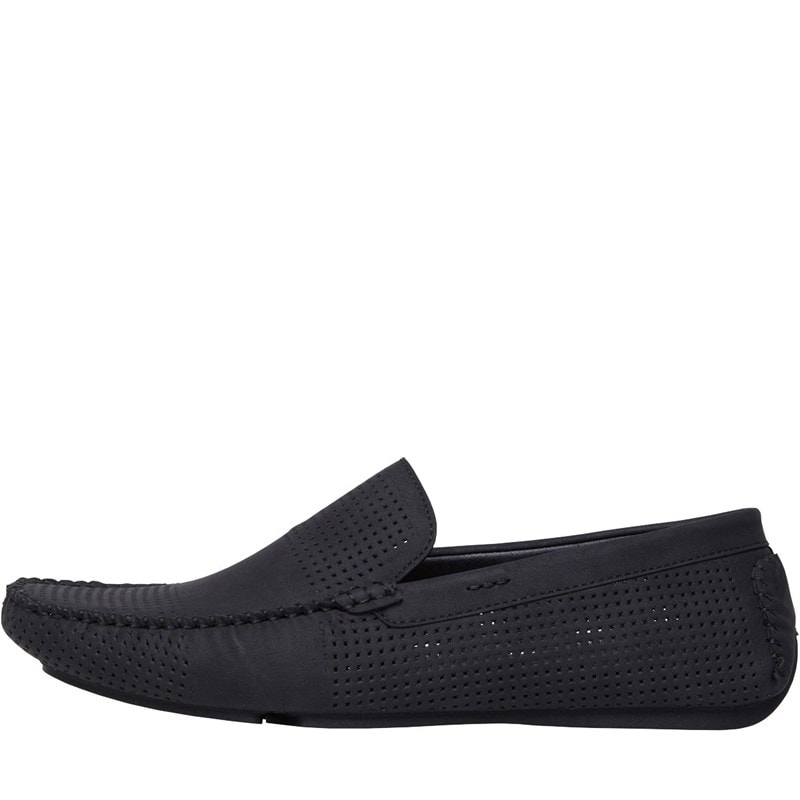 Brave Soul Mens Justin Loafers Black