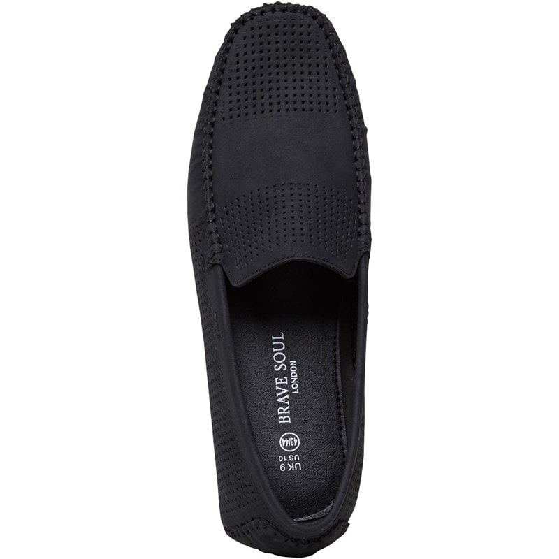Brave Soul Mens Justin Loafers Black - Image 4