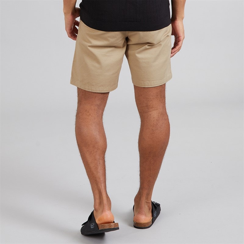 Brave Soul Mens Hansen Chino Shorts Stone - Image 2