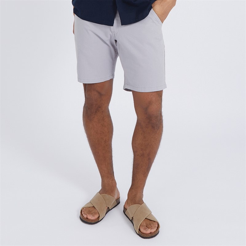 Brave Soul Mens Hansen Chino Shorts Grey - Image 1