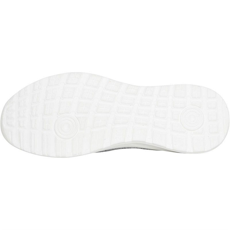 Brave Soul Mens Lakeside Bubble Trainers White Mono - Image 2