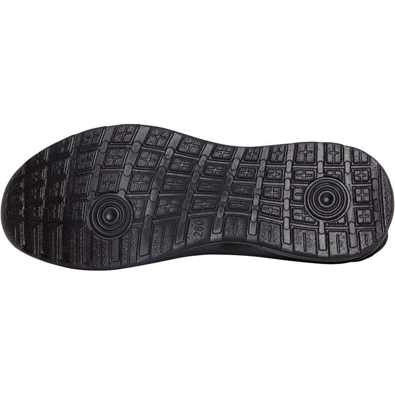 Brave Soul Mens Lakeside Bubble Trainers Black Mono - Image 2
