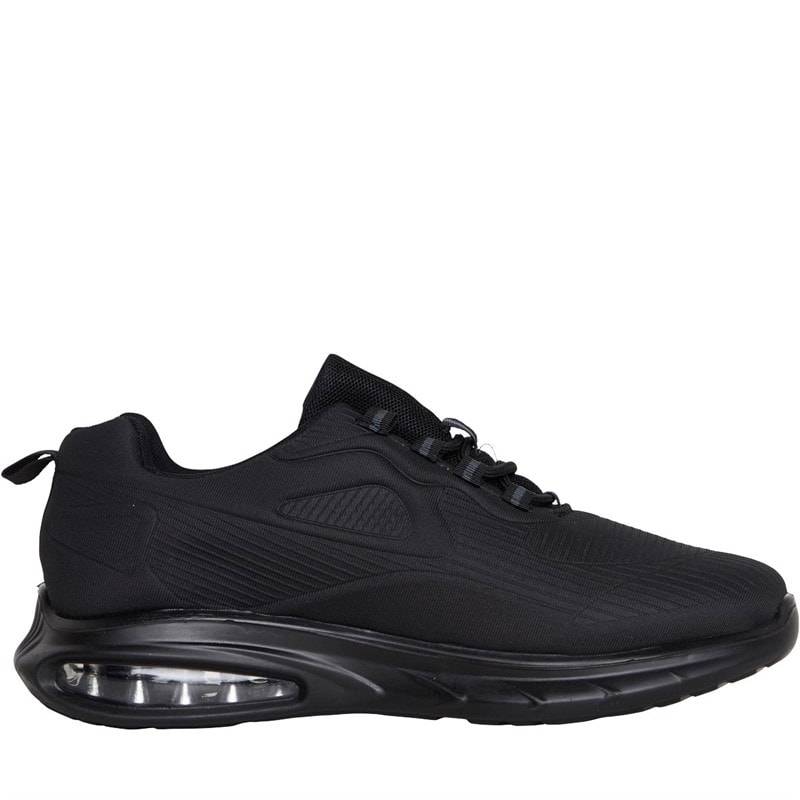 Brave Soul Mens League Bubble Trainers Black - Image 5