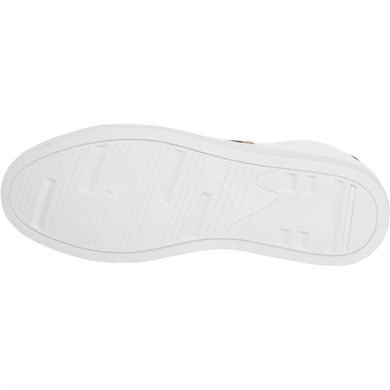 Brave Soul Mens Louie Eagle PU Pumps White/Green/Gold - Image 2