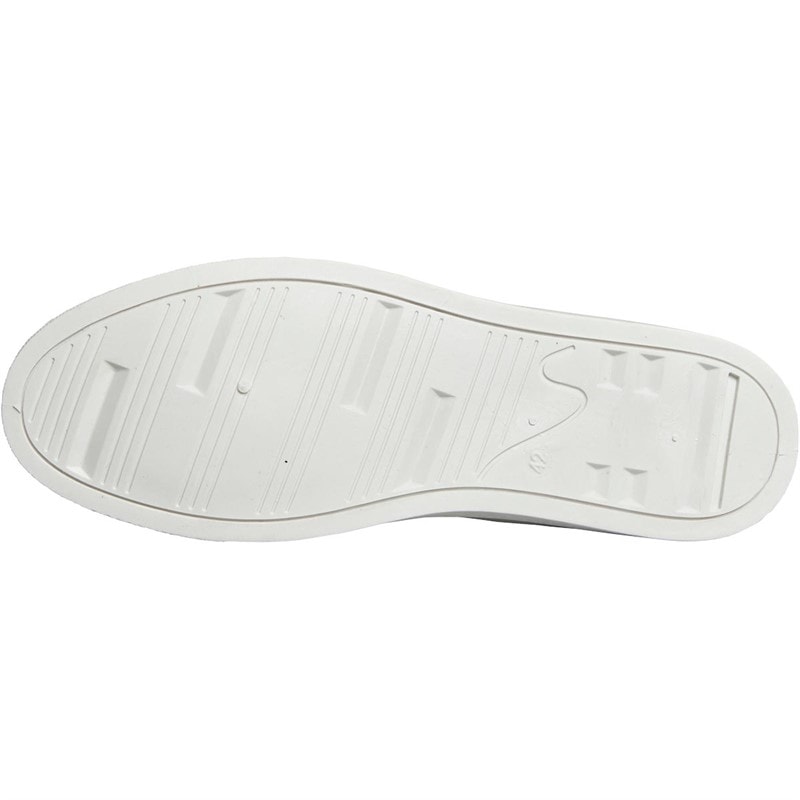 Brave Soul Mens Kite Eagle Canvas Pumps White Mono - Image 2