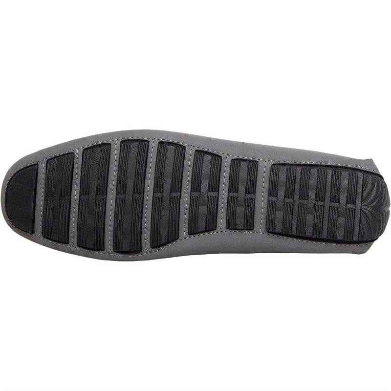 Brave Soul Mens Web Loafers Grey - Image 2