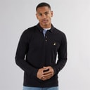 Brave Soul Mens Oregon Long Sleeve T-Shirt Jet Black