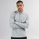 Brave Soul Mens Oregon Long Sleeve T-Shirt Light Grey Marl