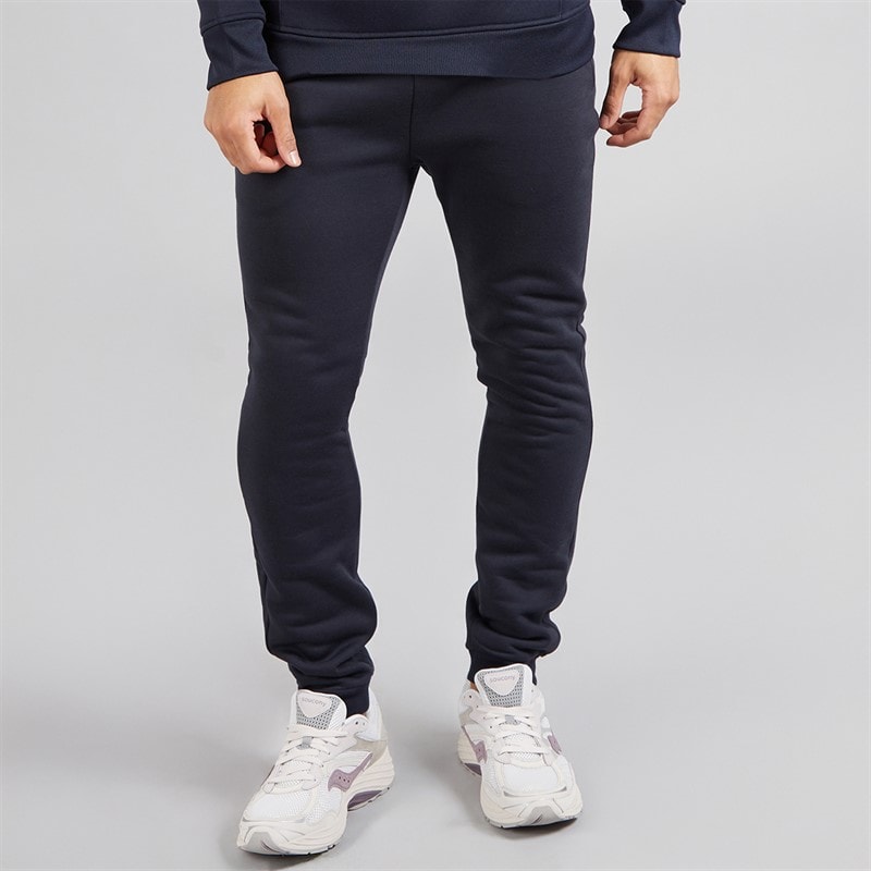 Brave Soul Mens Willas Joggers Rich Navy - Image 1