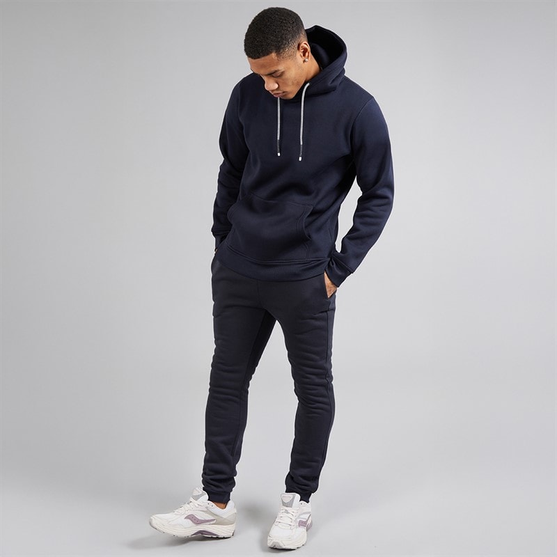 Brave Soul Mens Willas Joggers Rich Navy - Image 4