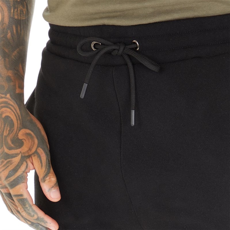 Brave Soul Mens Willas Joggers Jet Black - Image 3