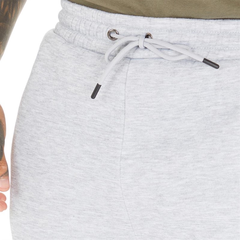 Brave Soul Mens Willas Joggers Light Grey Marl - Image 3