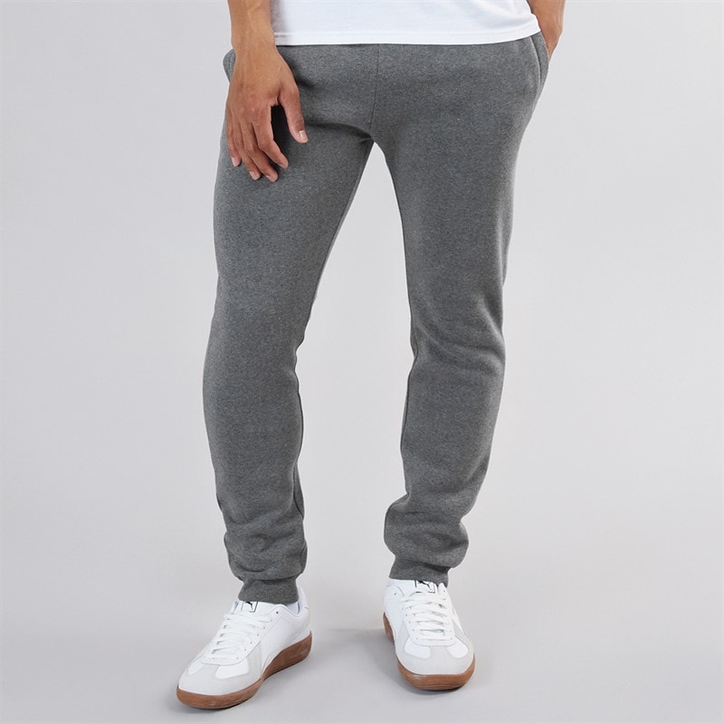 Brave Soul Mens Willas Joggers Charcoal Marl