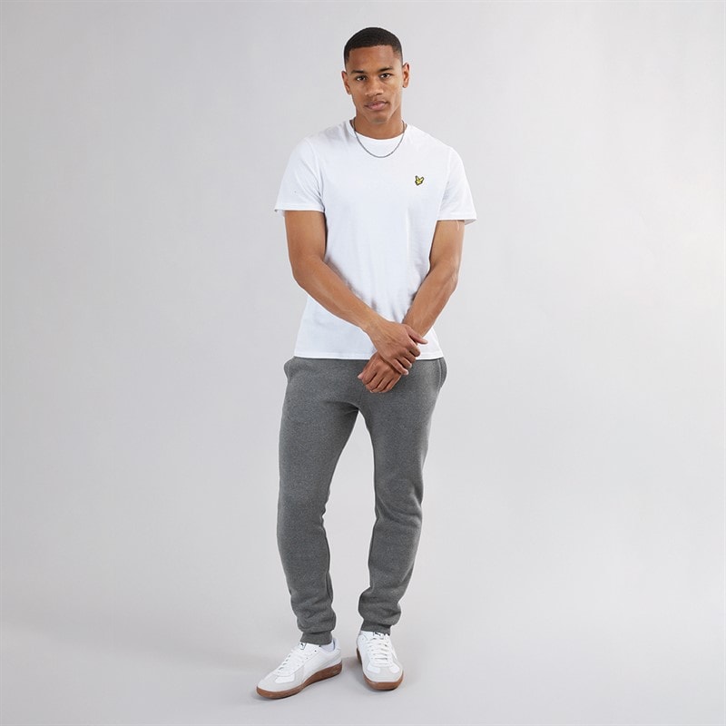 Brave Soul Mens Willas Joggers Charcoal Marl - Image 4