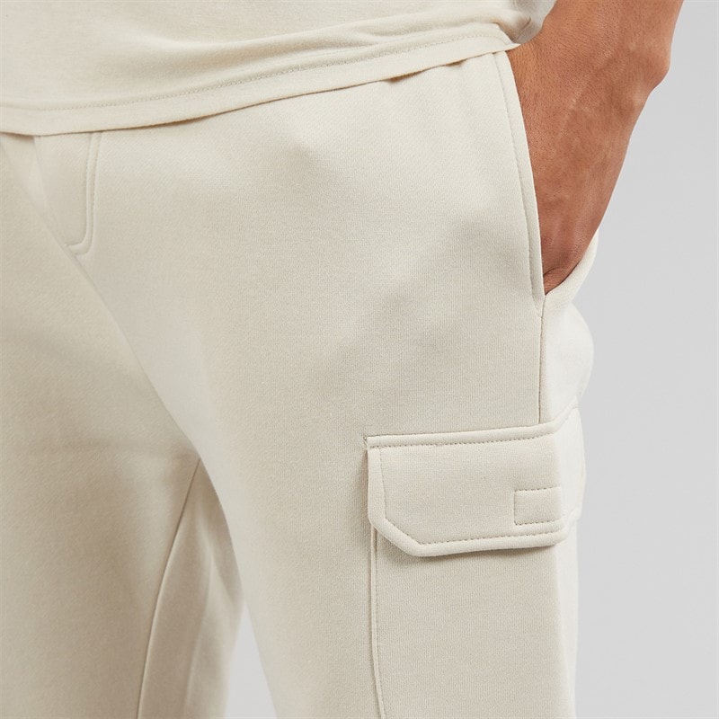 Brave Soul Mens Linus T-Shirt And Shorts Set Plaster - Image 5