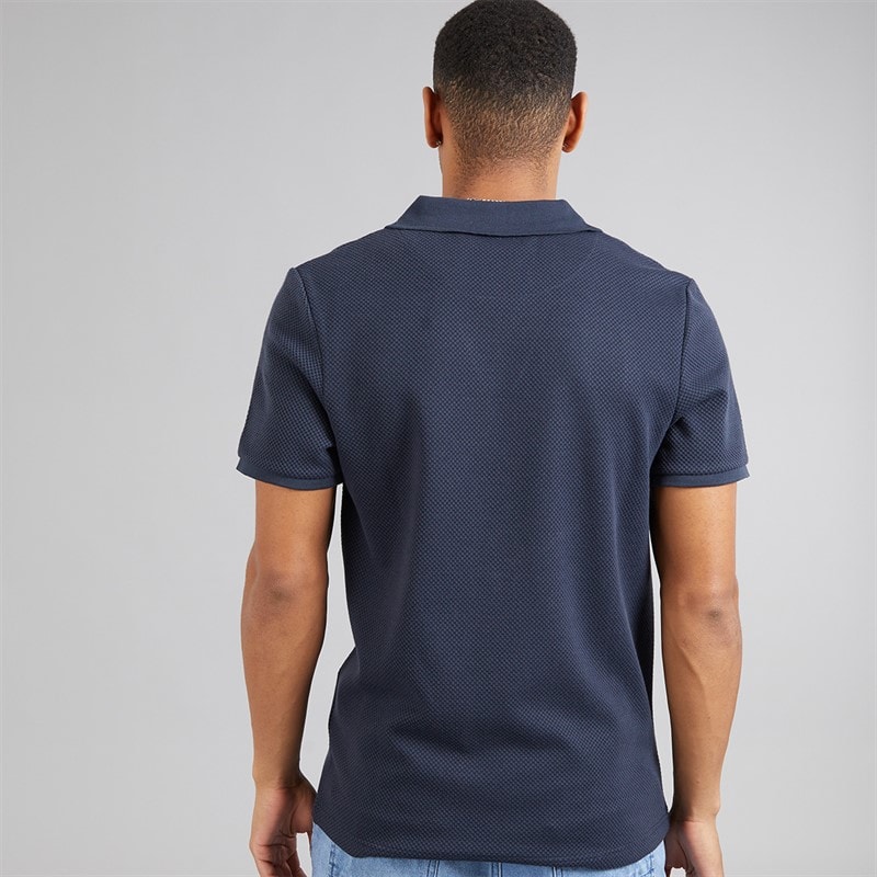 Brave Soul Mens Cadby Polo Shirt Navy - Image 2