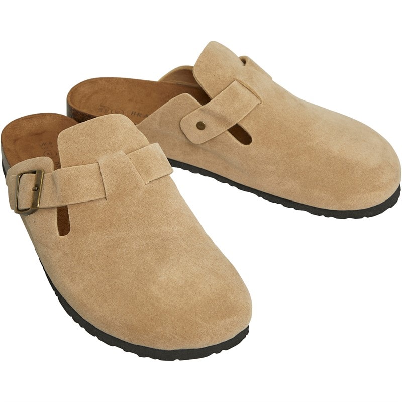 Brave Soul Mens Tivat Mule Sandals Desert Taupe - Image 1