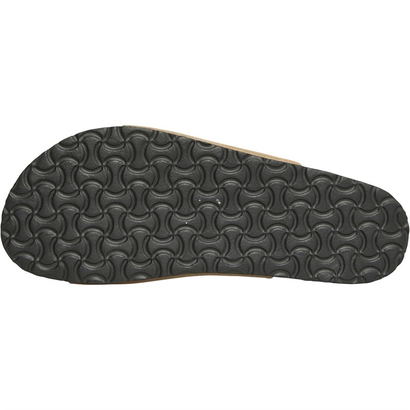 Brave Soul Mens Anthony Double Buckle Sandals Desert Taupe - Image 3