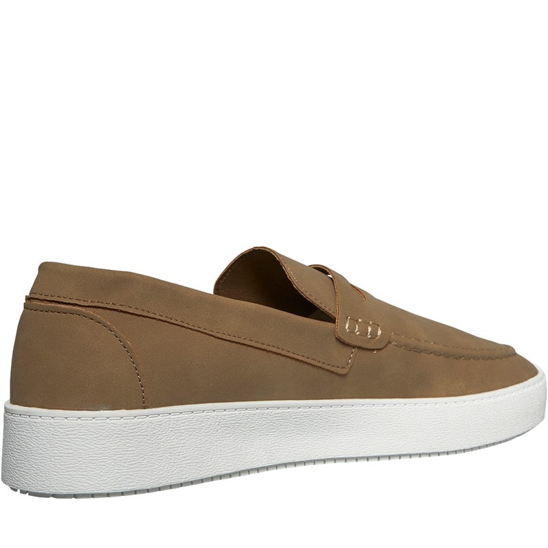 Brave Soul Mens Lisbon Loafers Desert Taupe - Image 5