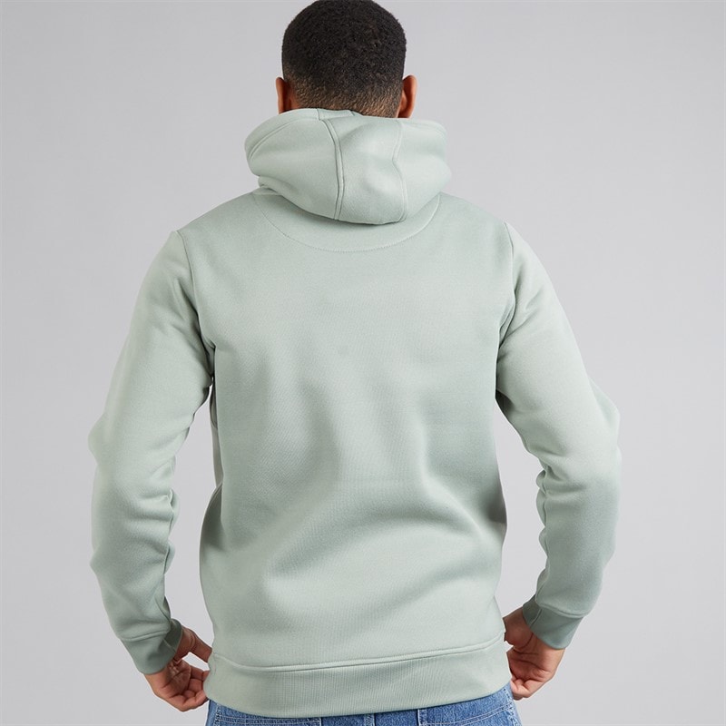 Brave Soul Mens Zoid Hoodie Minral Green - Image 2