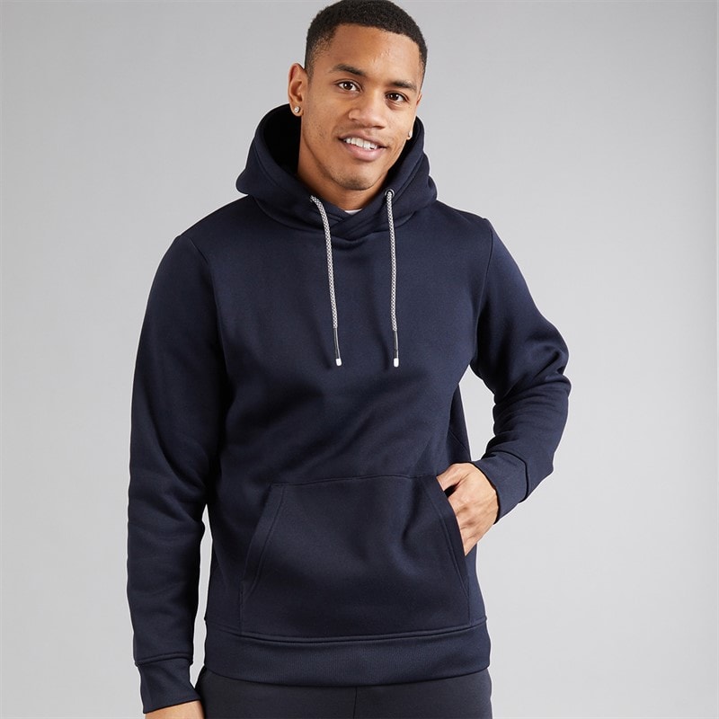 Brave Soul Mens Zoid Hoodie Navy - Image 1