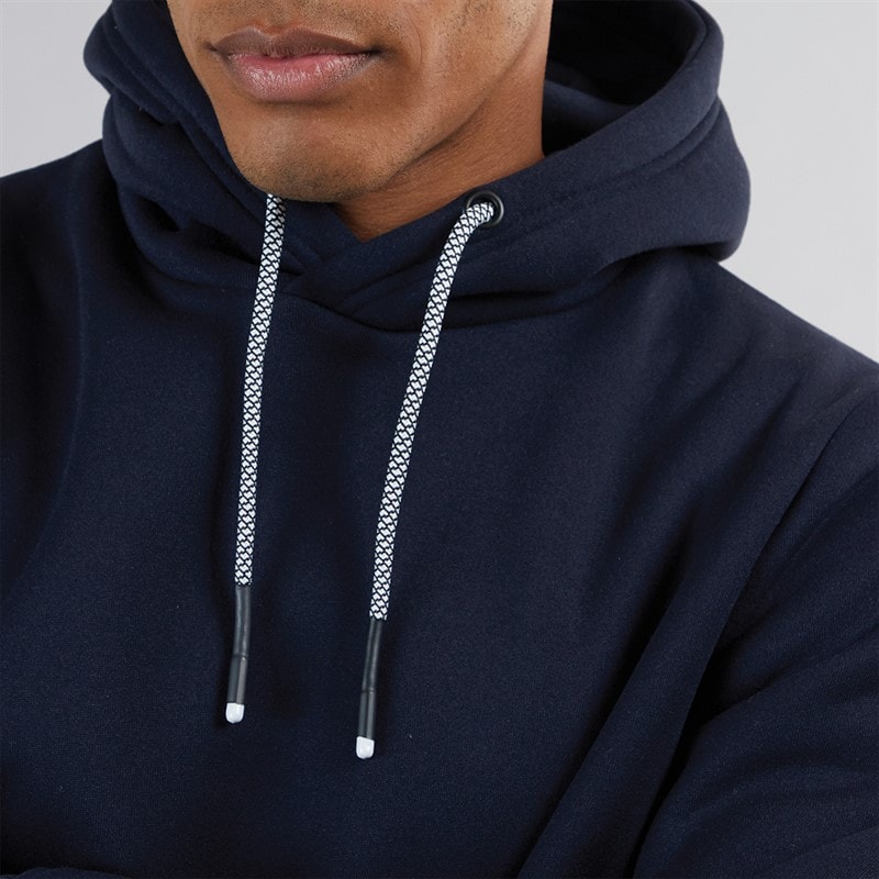 Brave Soul Mens Zoid Hoodie Navy - Image 3