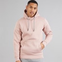 Brave Soul Mens Zoid Hoodie Dusty Pink