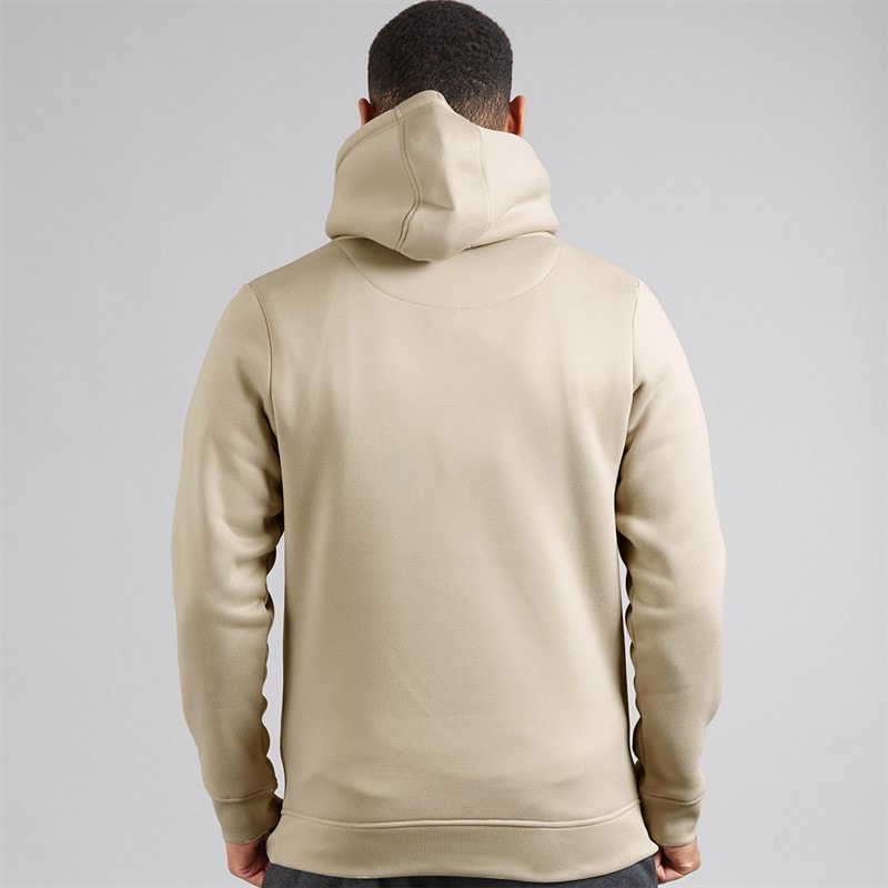 Brave Soul Mens Zoid Hoodie Light Stone - Image 2