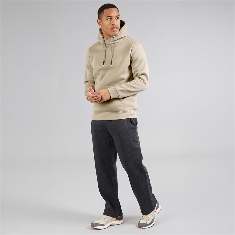 Brave Soul Mens Zoid Hoodie Light Stone - Image 3