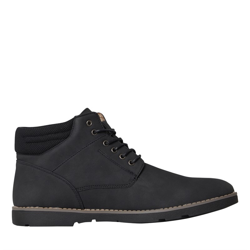 Brave Soul Mens Sawyer Boots Black - Image 5