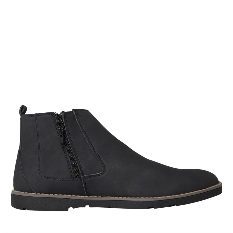 Brave Soul Mens Garret Chelsea Boots Black - Image 5