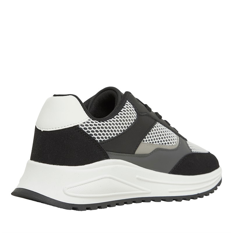 Brave Soul Mens Ontario Trainers Black/Grey - Image 5