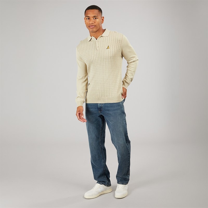 Brave Soul Mens Dillinger Jumper Barley - Image 3