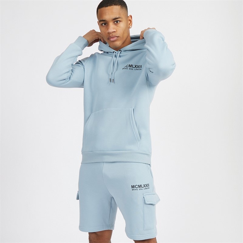 Brave Soul Mens Optimise Co-Ord Set Pale Blue - Image 1