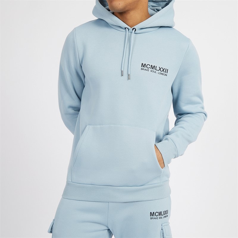 Brave Soul Mens Optimise Co-Ord Set Pale Blue - Image 3