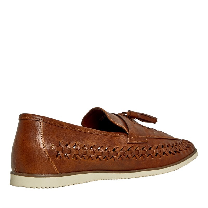 Brave Soul Mens Drift Loafers Tan - Image 5